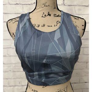 Sweaty Betty Size Med Super Sculpt Stream Training Bra Light Support‎ High Neck